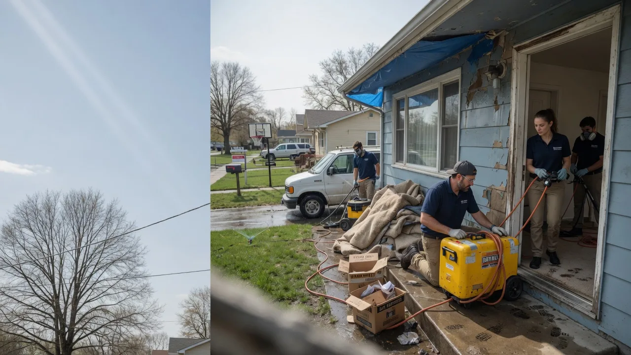 Basement Flood Cleanup in Branchville, IN near me